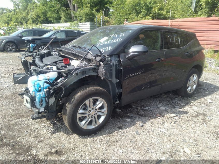 2021 CHEVROLET BLAZER LT - 3GNKBCR41MS575711