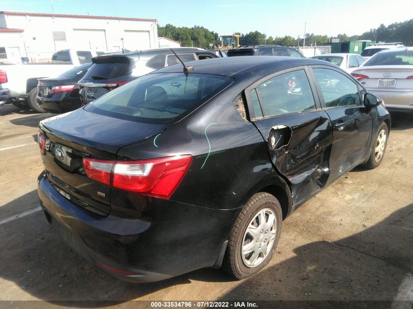 2015 KIA RIO LX KNADM4A34F6515060