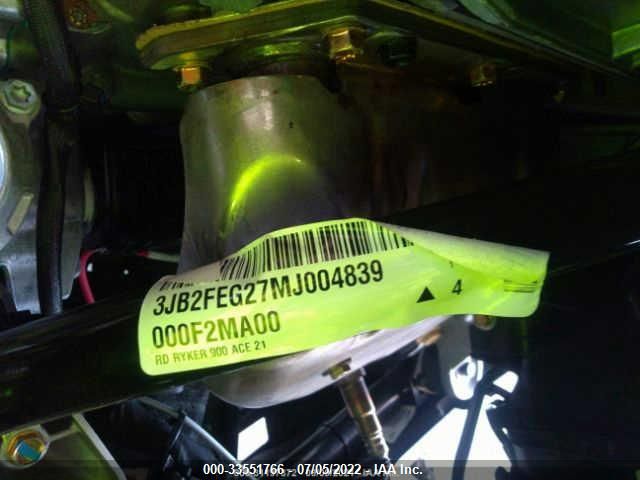 2021 CAN-AM RYKER 3JB2FEG27MJ004839