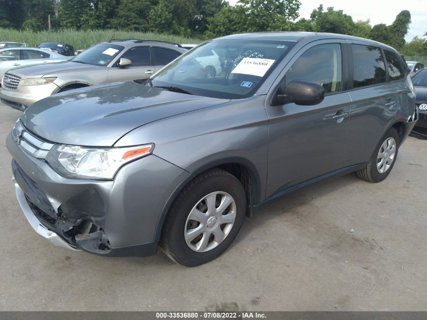 2015 MITSUBISHI OUTLANDER ES JA4AD2A37FZ009676