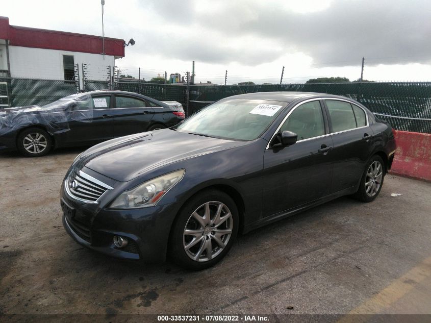 2013 INFINITI G37 SEDAN X JN1CV6AR6DM757372