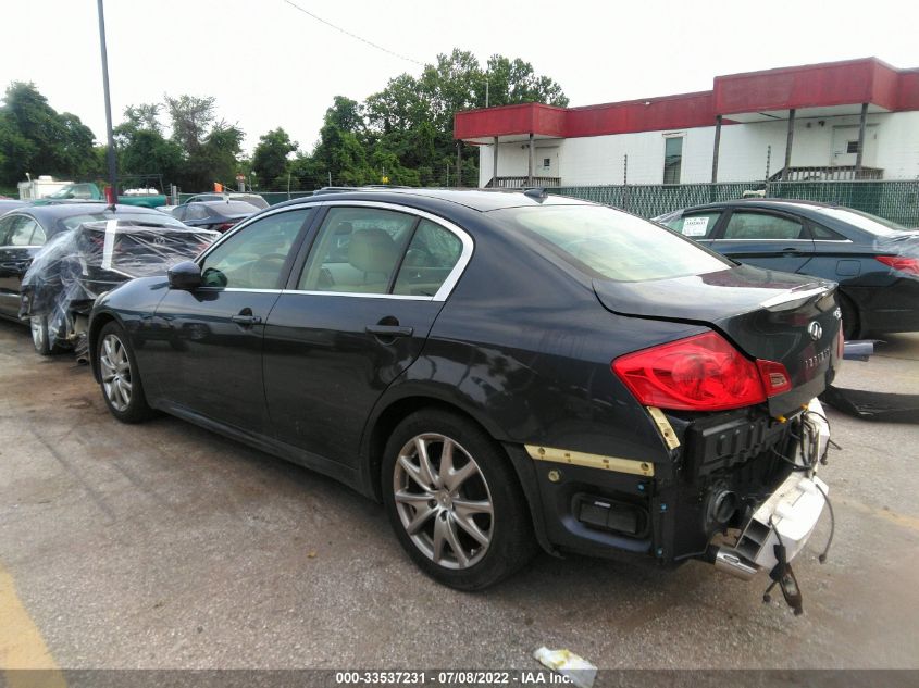 2013 INFINITI G37 SEDAN X JN1CV6AR6DM757372