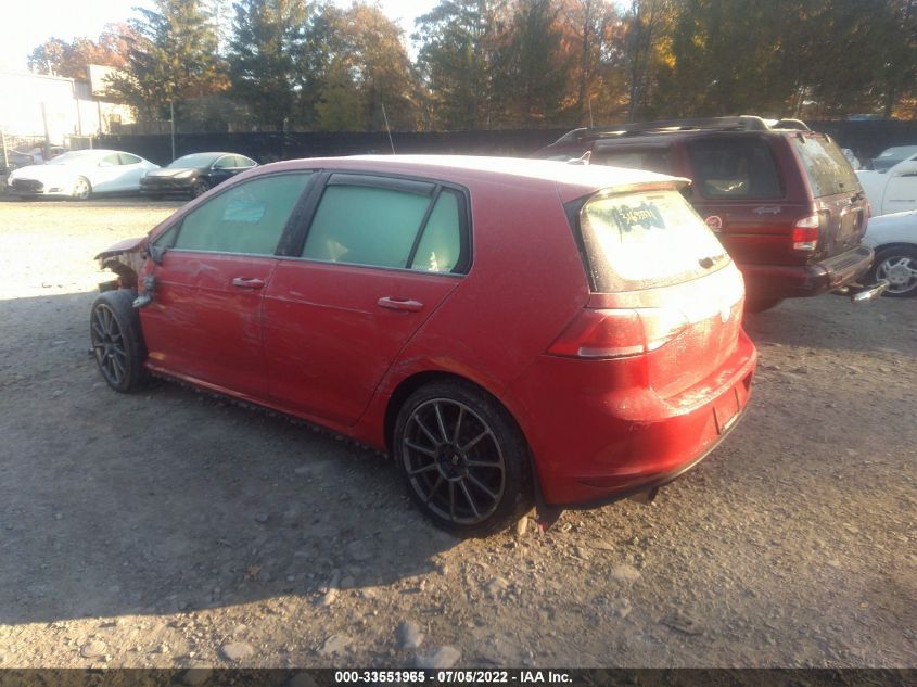 2015 VOLKSWAGEN GOLF GTI AUTOBAHN 3VW4T7AU1FM017296