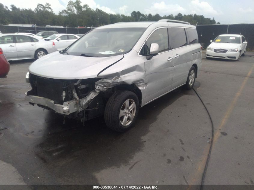 2015 NISSAN QUEST SV JN8AE2KP6F9124309