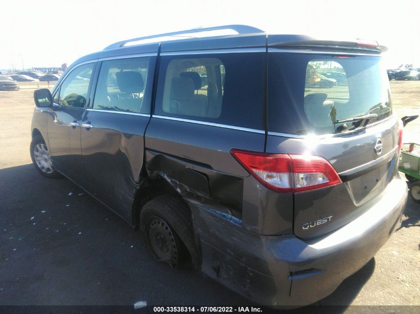 2015 NISSAN QUEST S JN8AE2KP2F9130169