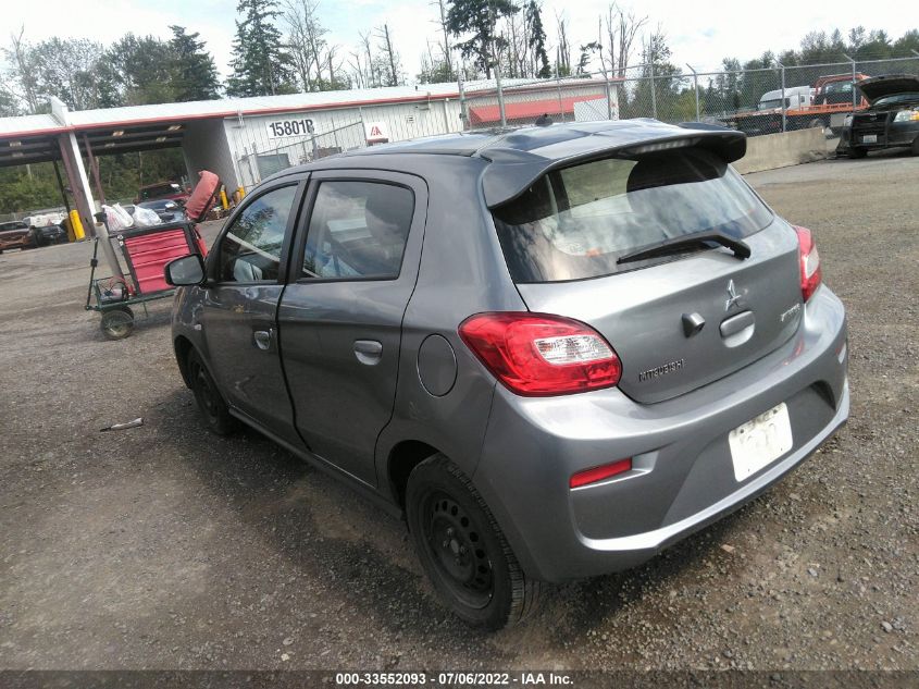 2019 MITSUBISHI MIRAGE ES/RF ML32A3HJXKH014225