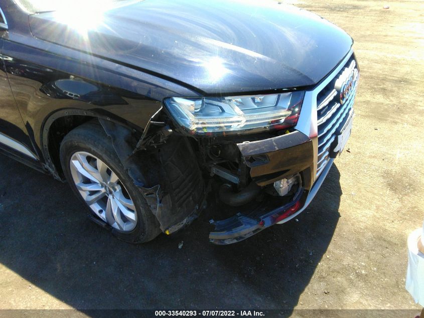 2017 AUDI Q7 PREMIUM PLUS WA1LHAF75HD052349