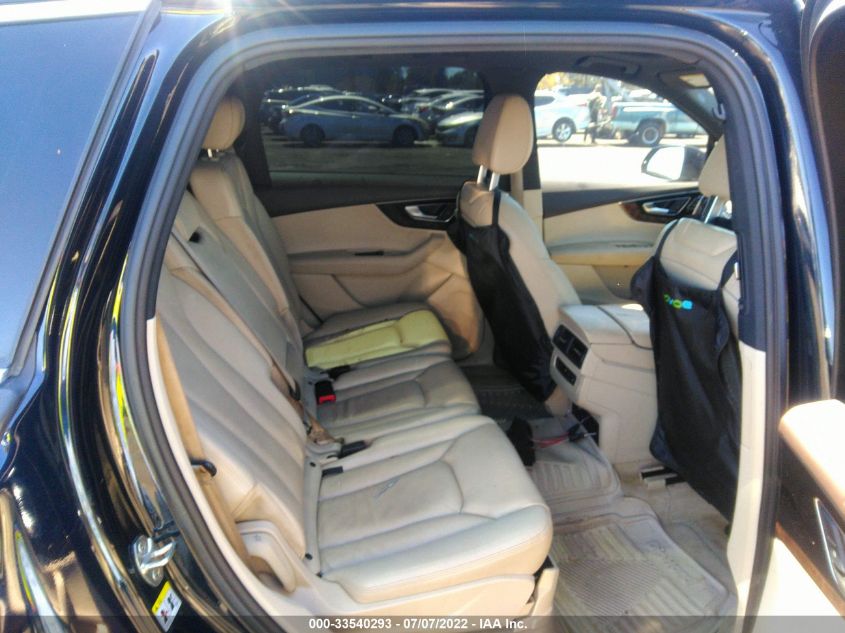 2017 AUDI Q7 PREMIUM PLUS WA1LHAF75HD052349