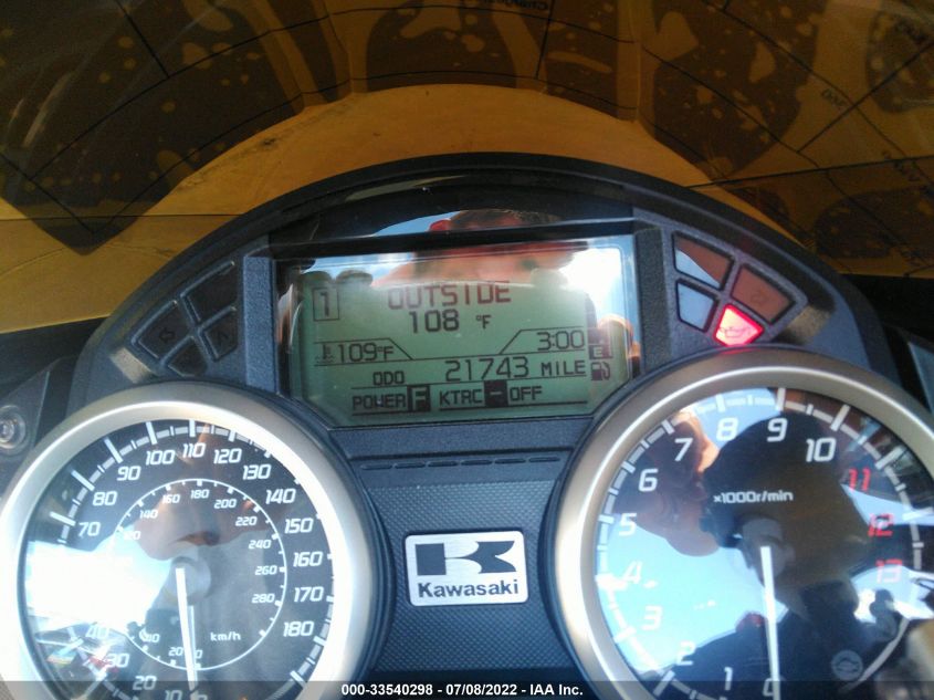 2012 KAWASAKI ZX1400 EC JKBZXNE18CA000950