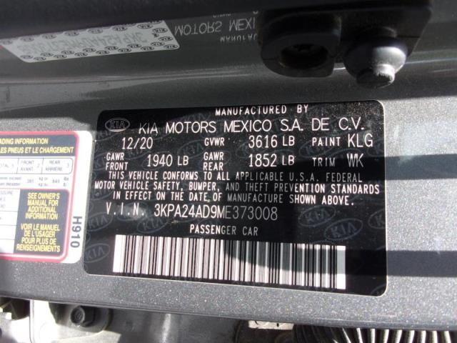 2021 KIA RIO S 3KPA24AD9ME373008