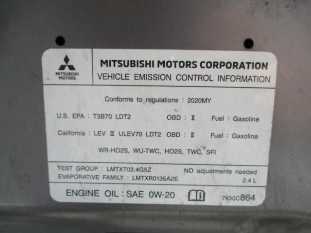2020 MITSUBISHI OUTLANDER ES/SE/SEL/LE/SP JA4AZ3A33LZ018779