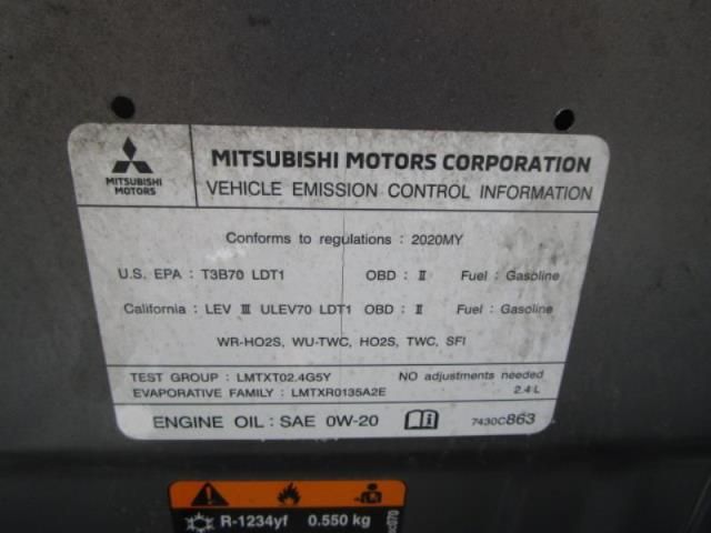 2020 MITSUBISHI OUTLANDER SE/SEL/LE/SP JA4AD3A33LZ031840