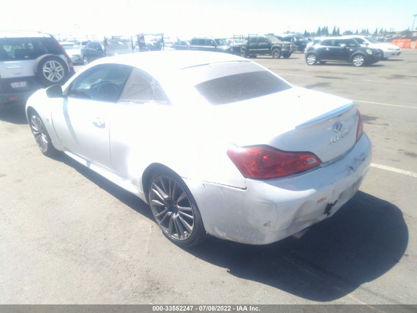 2014 INFINITI Q60 CONVERTIBLE JN1CV6FE9EM901911