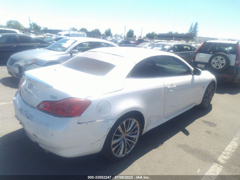 2014 INFINITI Q60 CONVERTIBLE JN1CV6FE9EM901911