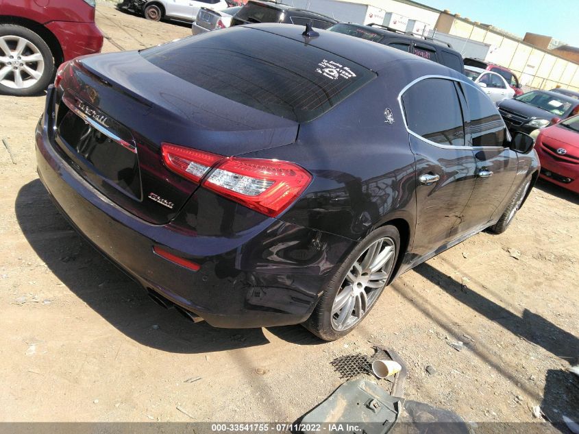 2014 MASERATI GHIBLI S Q4 ZAM57RTA4E1126675
