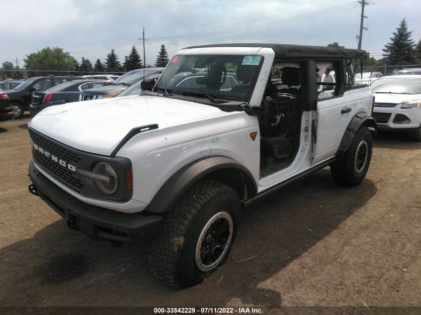 2021 FORD BRONCO BASE/BIG BEND 1FMEE5DPXMLA94562