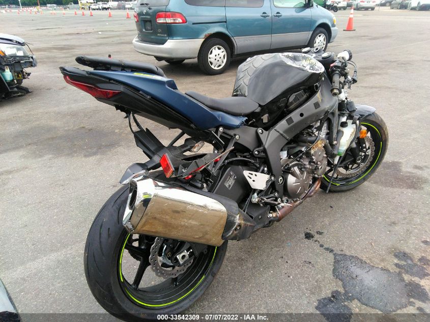 2022 KAWASAKI ZX636 K JKBZXJH19NA012435
