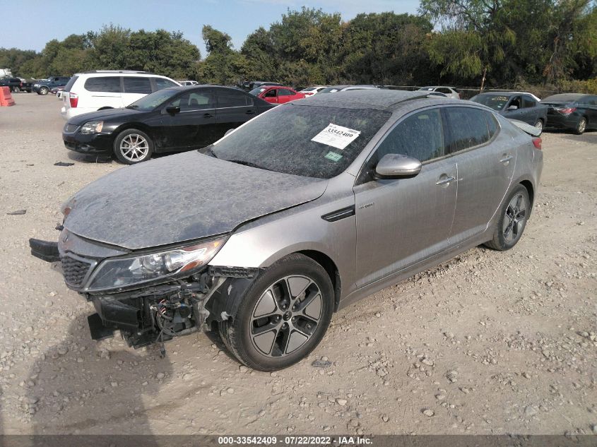 2013 KIA OPTIMA HYBRID EX KNAGM4AD1D5045577