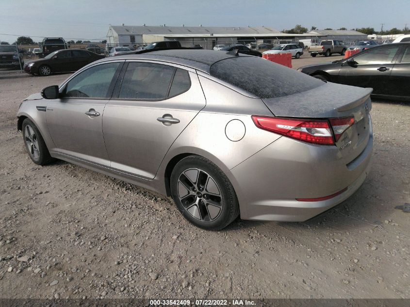 2013 KIA OPTIMA HYBRID EX KNAGM4AD1D5045577