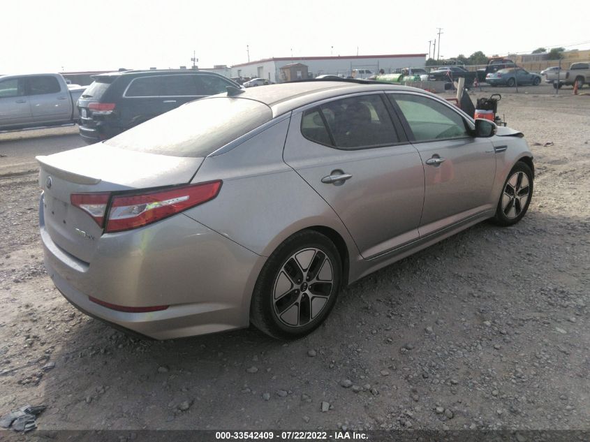 2013 KIA OPTIMA HYBRID EX KNAGM4AD1D5045577
