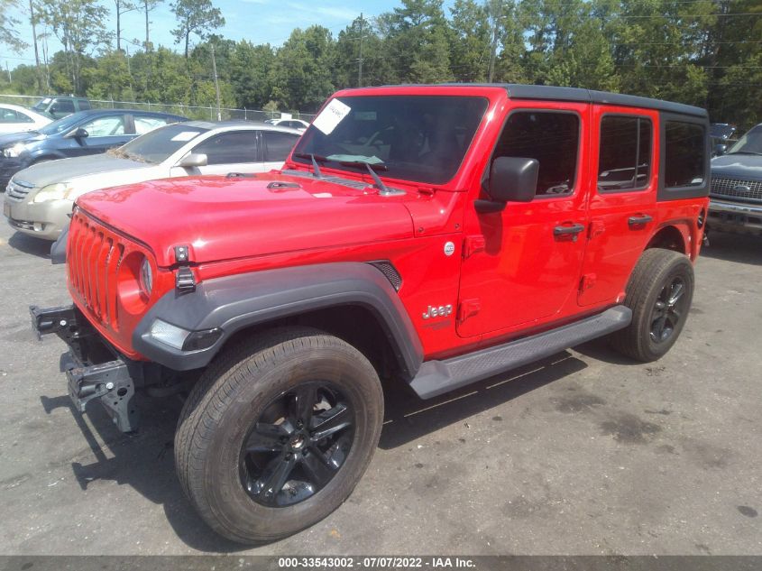 2018 JEEP WRANGLER UNLIMITED SPORT S 1C4HJXDG4JW117479