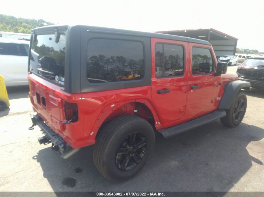 2018 JEEP WRANGLER UNLIMITED SPORT S 1C4HJXDG4JW117479