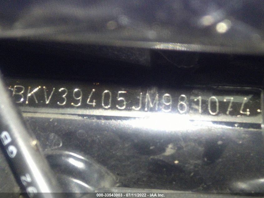 2018 KTM 1290 SUPER DUKE R VBKV39405JM981074