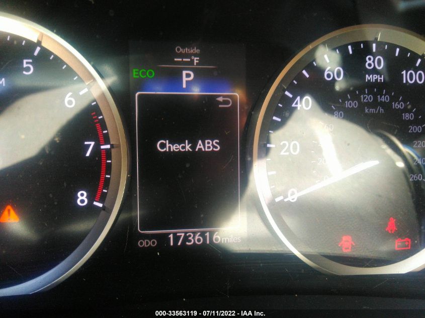2014 LEXUS IS 250 JTHBF1D26E5037586