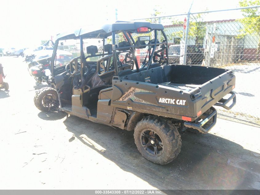 2017 ARCTIC CAT 700 4UF17MPV1HT301212