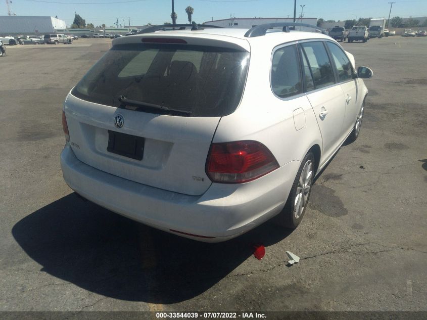 2014 VOLKSWAGEN JETTA SPORTWAGEN TDI W/SUNROOF 3VWPL7AJ1EM606091