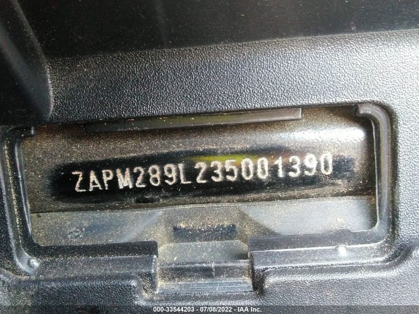 2003 PIAGGIO BV 200 ZAPM289L235001390