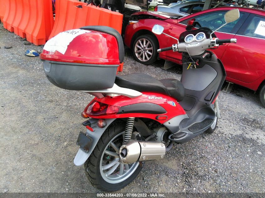 2003 PIAGGIO BV 200 ZAPM289L235001390