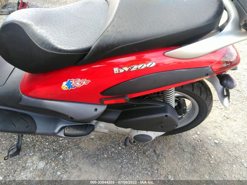 2003 PIAGGIO BV 200 ZAPM289L235001390