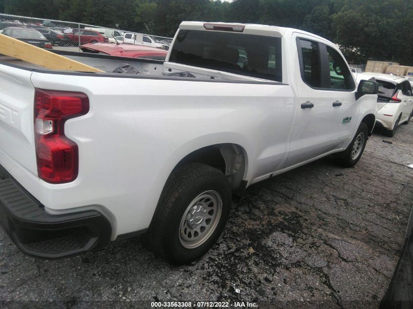 2022 CHEVROLET SILVERADO 1500 LTD WORK TRUCK 1GCRWAED6NZ206921