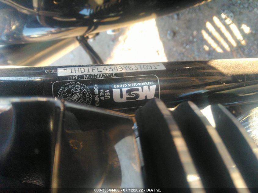 2009 HARLEY-DAVIDSON FLHTCU 1HD1FL4349Y637091