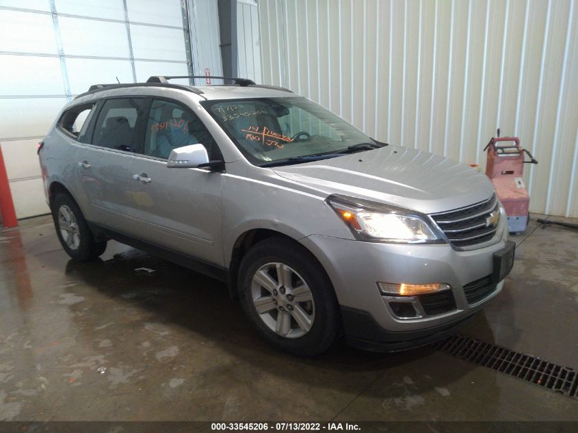 Lot #2541532835 2014 CHEVROLET TRAVERSE 2LT salvage car