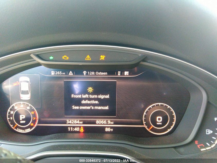 2017 AUDI A4 SEASON OF AUDI ULTRA WAUKMAF42HN043960
