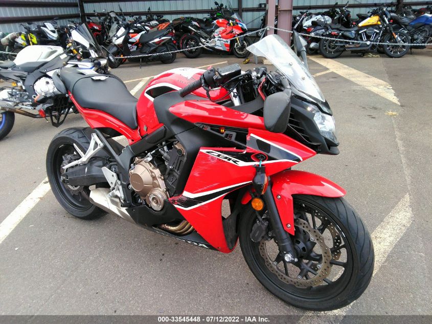 2018 HONDA CBR650 F - MLHRC7405J5400705