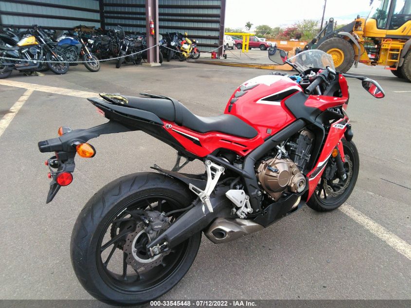 2018 HONDA CBR650 F - MLHRC7405J5400705