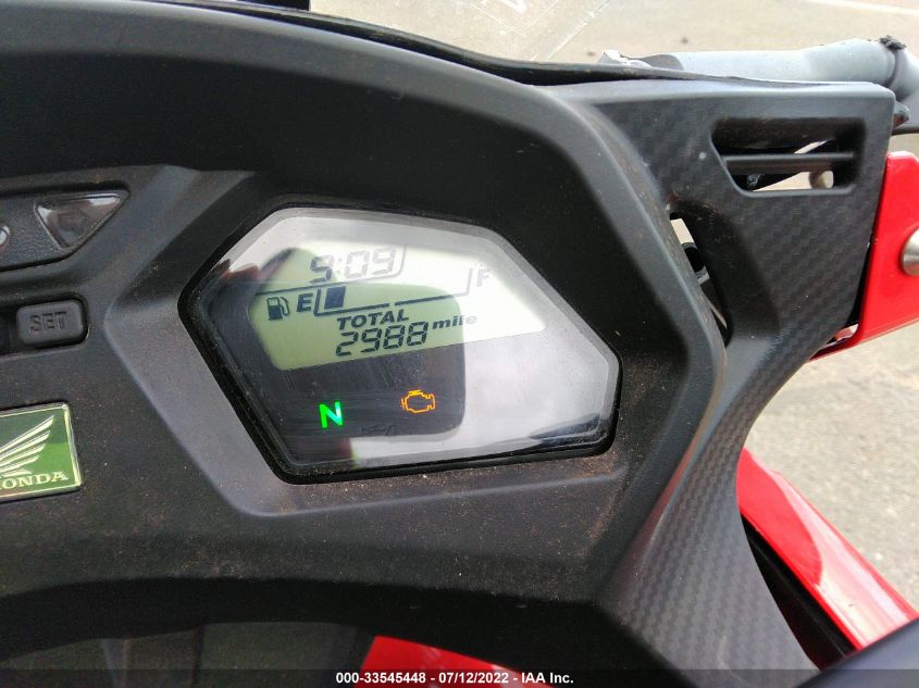 2018 HONDA CBR650 F - MLHRC7405J5400705