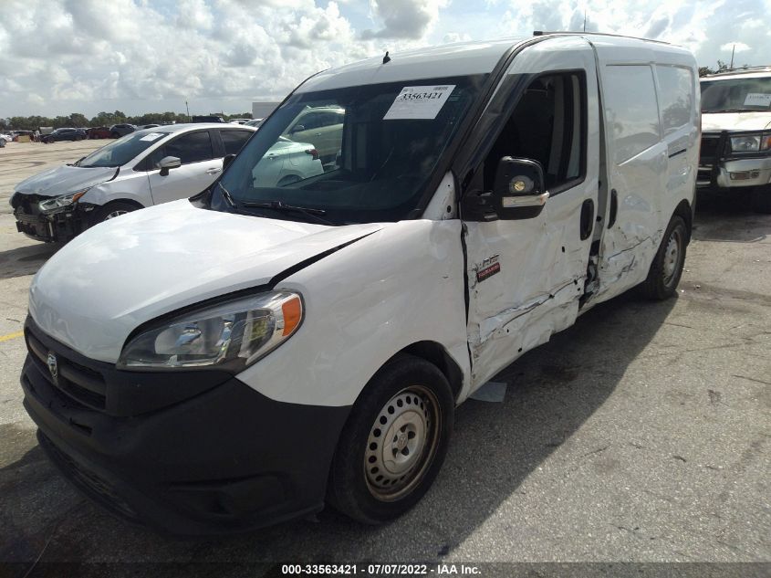 2018 RAM PROMASTER CITY TRADESMAN ZFBERFAB0J6K77344