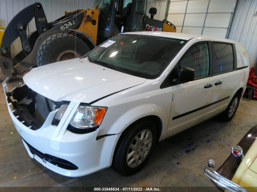 2014 RAM CARGO VAN TRADESMAN 2C4JRGAG9ER411392