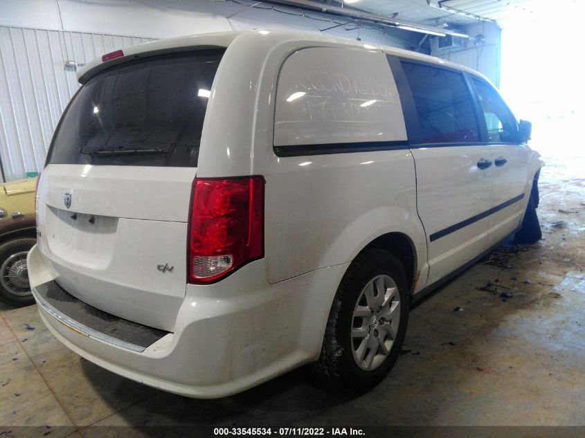2014 RAM CARGO VAN TRADESMAN 2C4JRGAG9ER411392