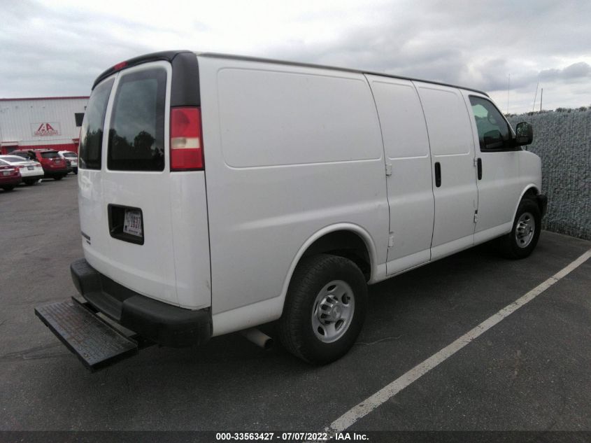 2014 CHEVROLET EXPRESS CARGO VAN 1GCWGFFG4E1182557