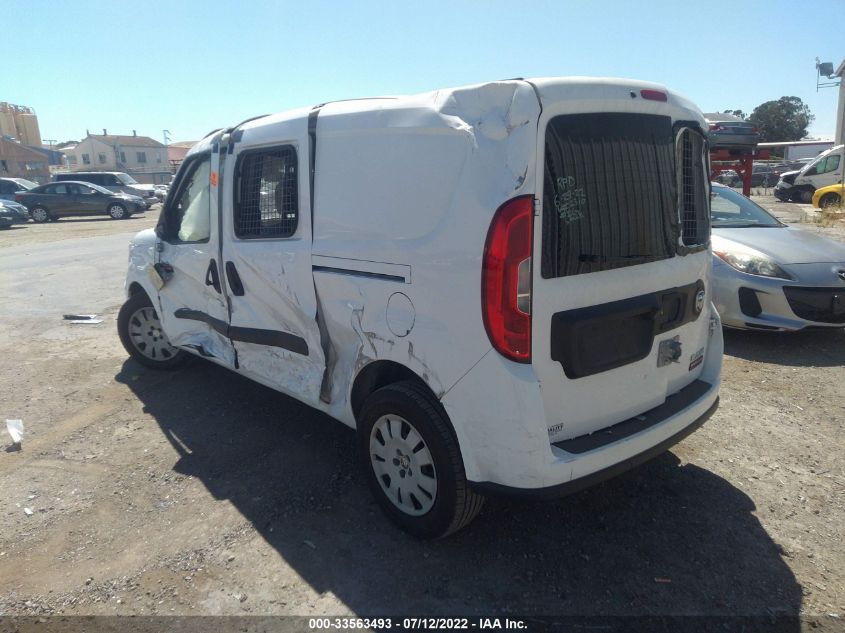 2016 RAM PROMASTER CITY CARGO VAN TRADESMAN SLT ZFBERFBT9G6C72310