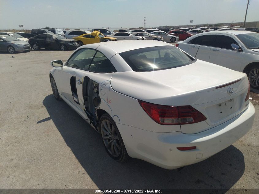 2013 LEXUS IS 250C JTHFF2C20D2528521