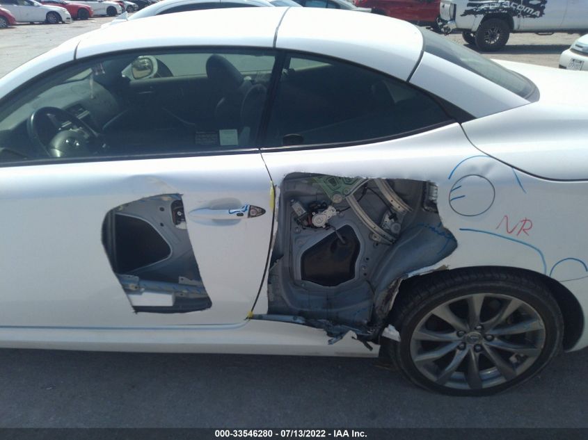 2013 LEXUS IS 250C JTHFF2C20D2528521