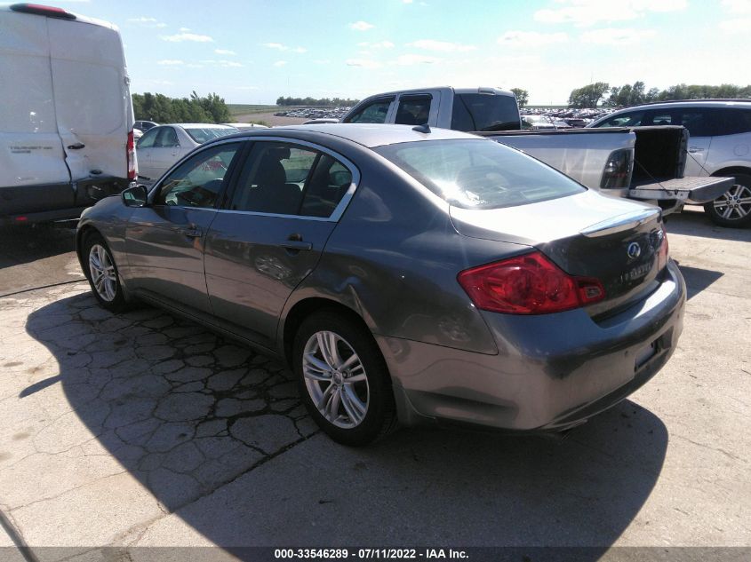 2013 INFINITI G37 SEDAN X JN1CV6AR6DM751569