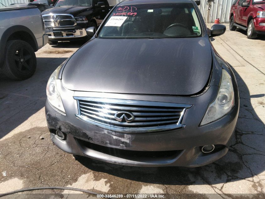 2013 INFINITI G37 SEDAN X JN1CV6AR6DM751569