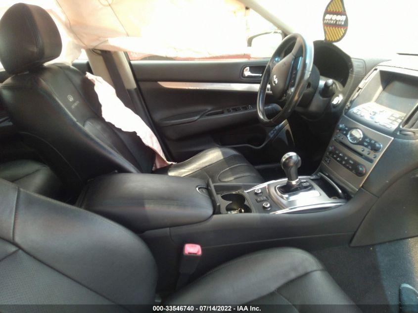 2013 INFINITI G37 SEDAN X JN1CV6AR6DM358140